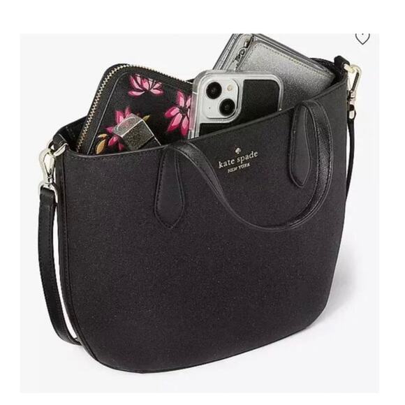 Kate Spade Glitter Small Satchel Crossbody Bag - Picture 5 of 10